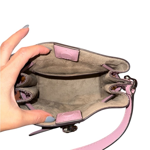 Michael Kors Pink Shoulder Bag with Chain Accent - Picture 4 of 4